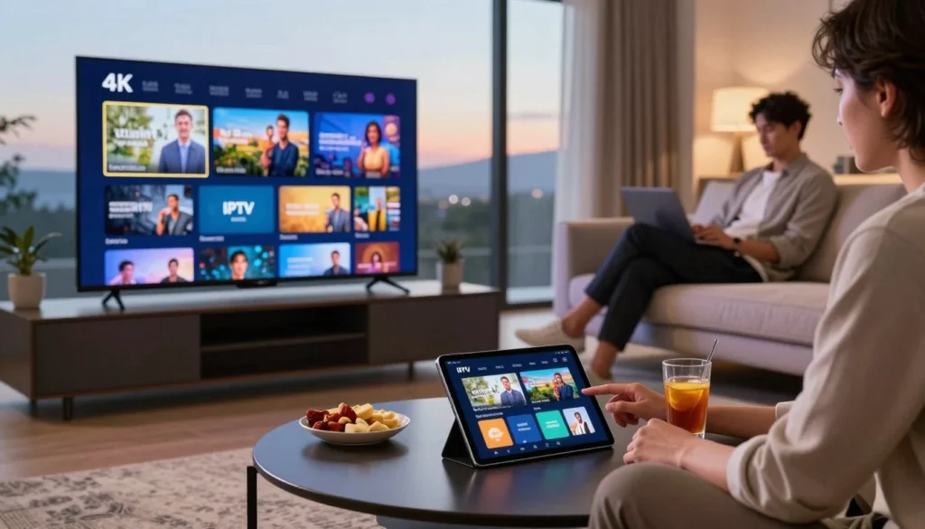 Streaming 4K live channels using best android app iptv service GreatIPTV4K