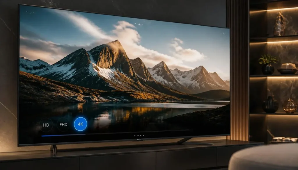 4K IPTV USA streaming quality displayed on a compatible television