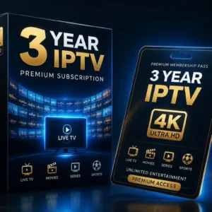 3 Year IPTV Subscription - GreatIPTV4K 4K Channels VOD