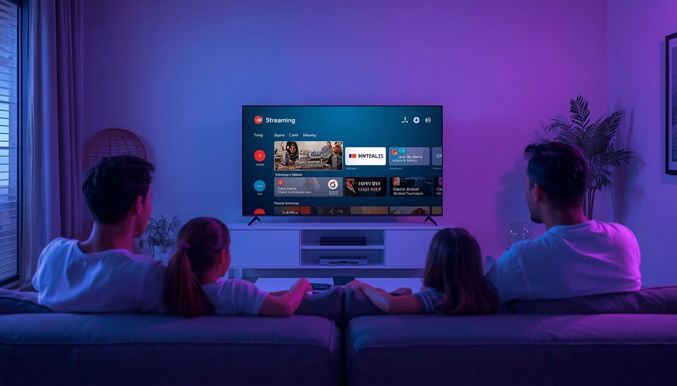 Family comparing legal live TV services to decide what IPTV is the best for US streaming in 2026